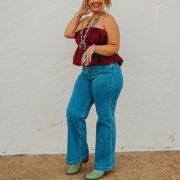 The Adelle Wide Leg Jeans