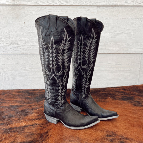The Relaxed Old Gringo Mayra Boots In Black
