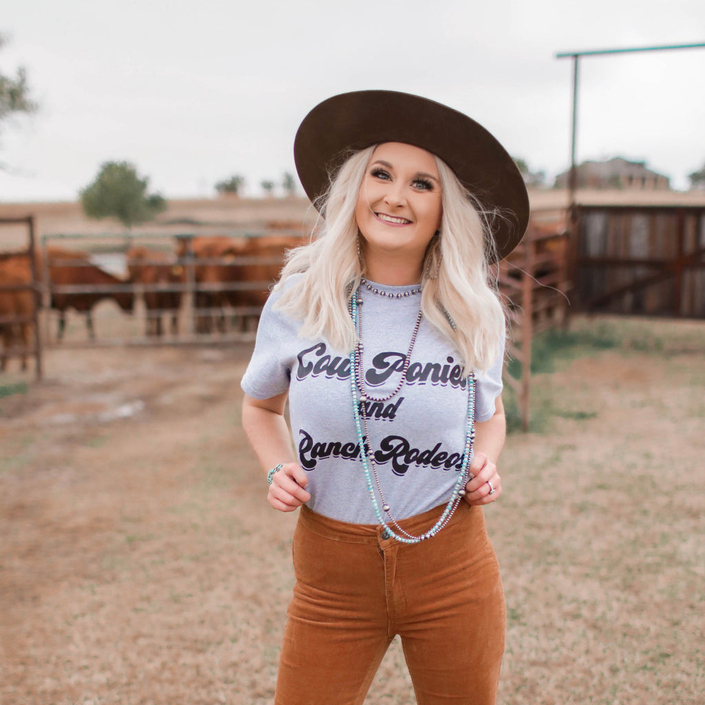 "Cow Ponies And Ranch Rodeos" Tee