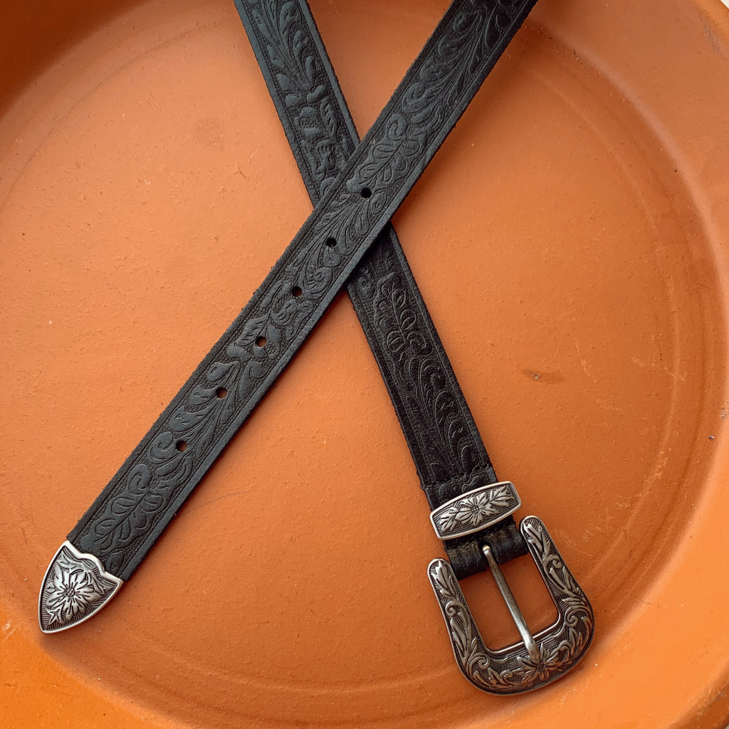 The Cross Roads Belt In Black