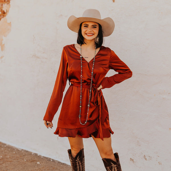 The Isabella Satin Dress