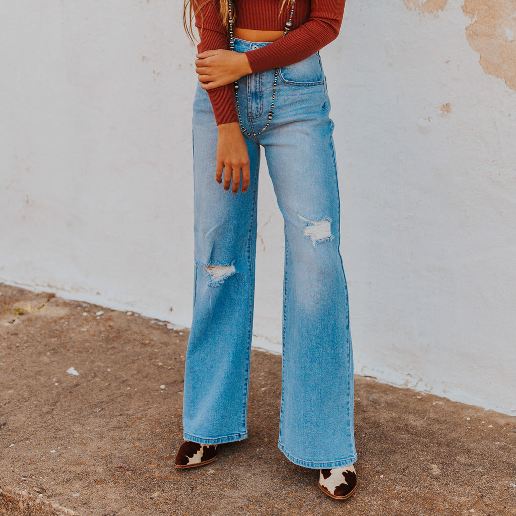 The Elsie Wide Leg Jeans