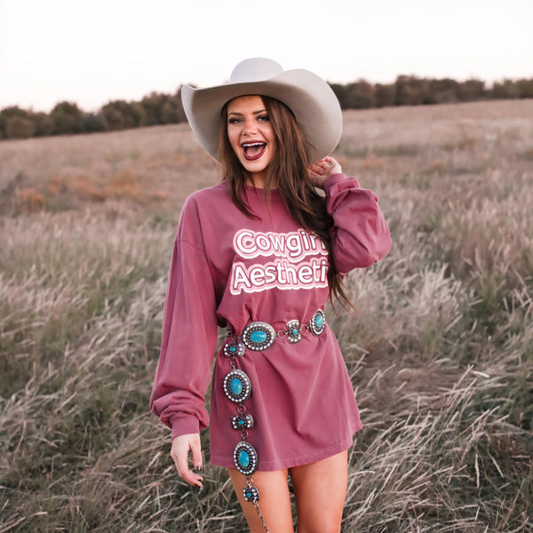 The “Cowgirl Aesthetic” Long Sleeve Tee