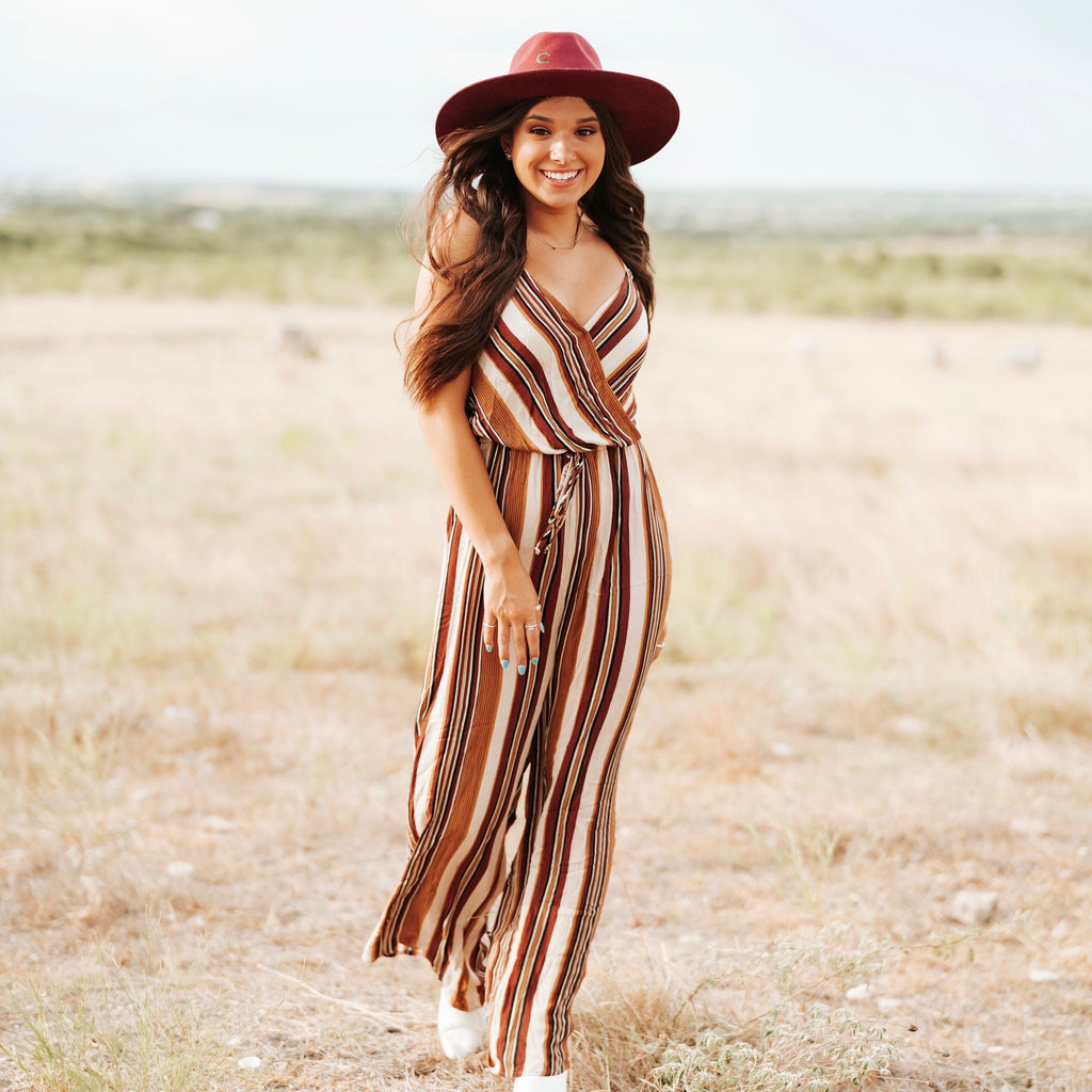 The Charlie Striped Jumpsuit