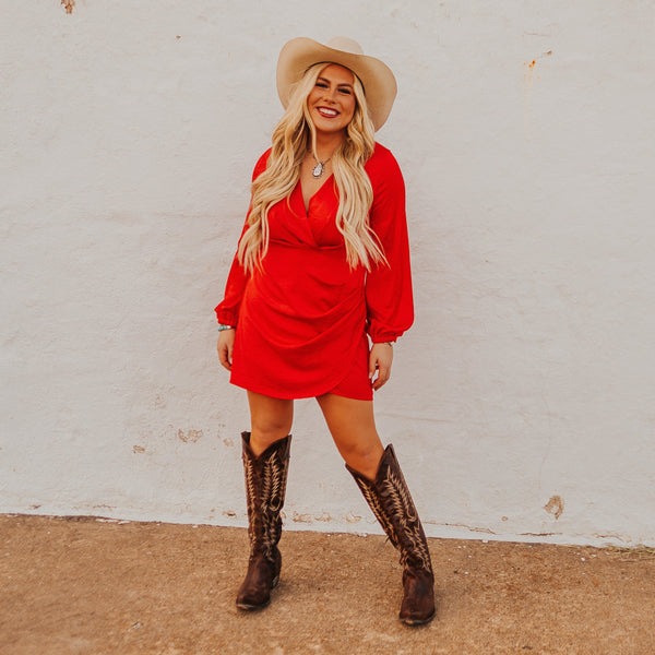 The Lady May Satin Dress