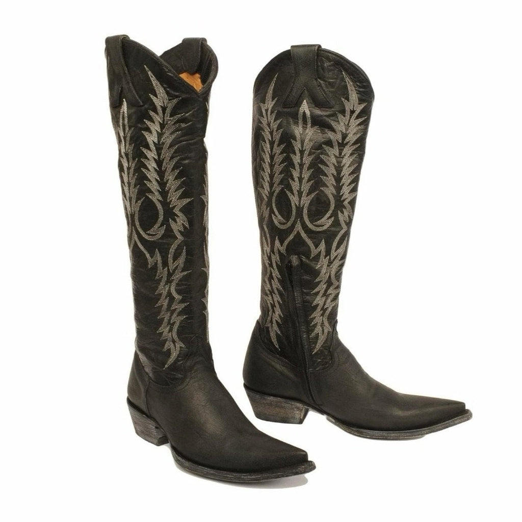The Relaxed Old Gringo Mayra Boots In Black