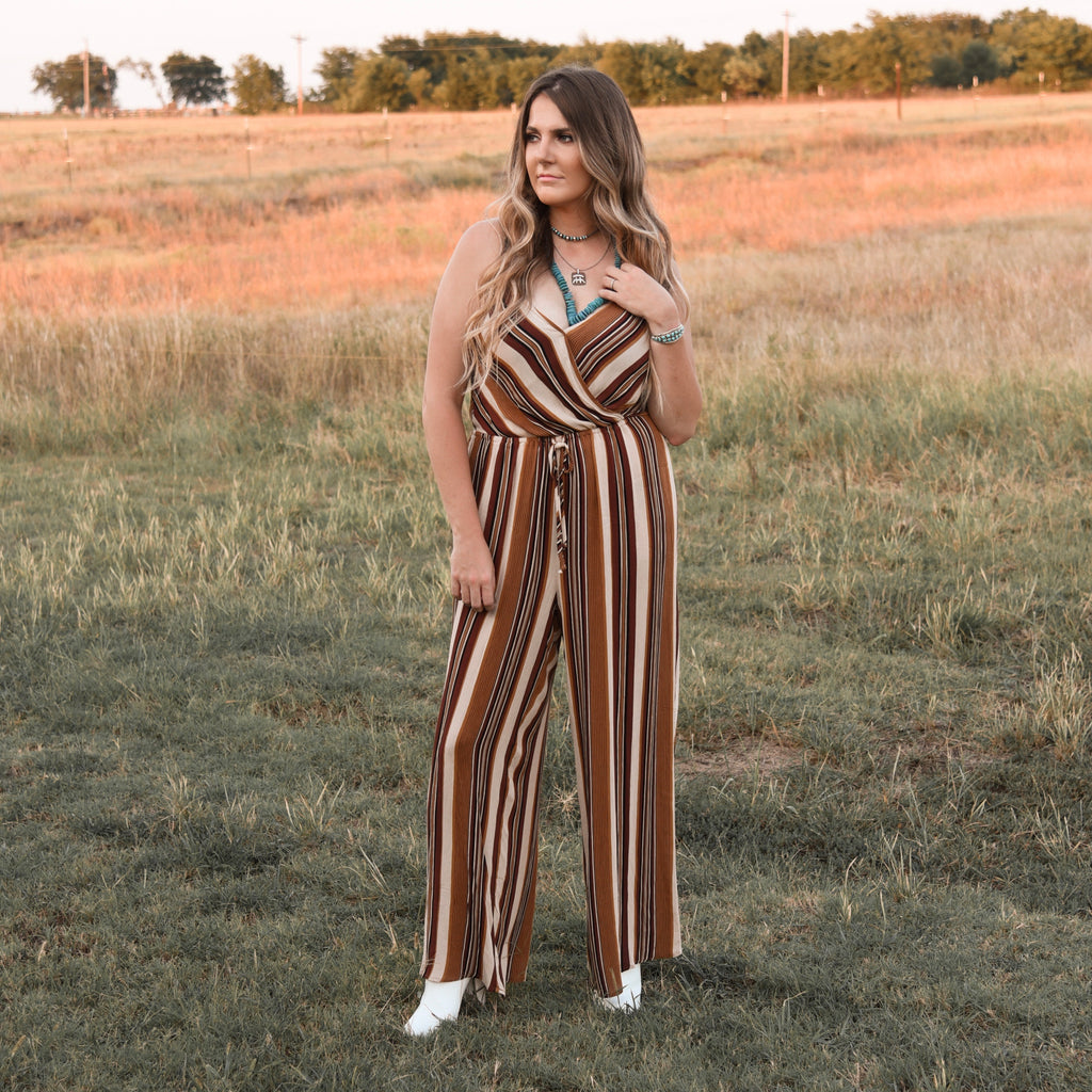 The Charlie Striped Jumpsuit