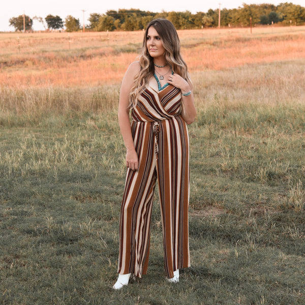 The Charlie Striped Jumpsuit