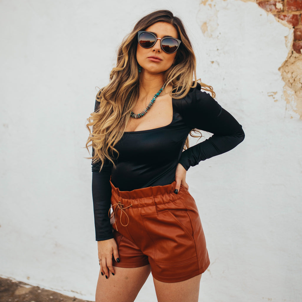 The Tilly Leather Shorts