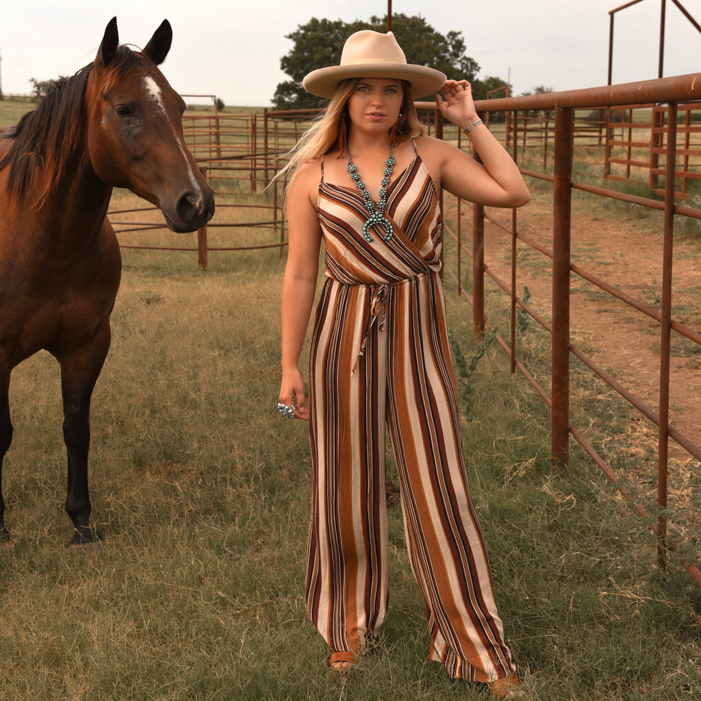 The Charlie Striped Jumpsuit