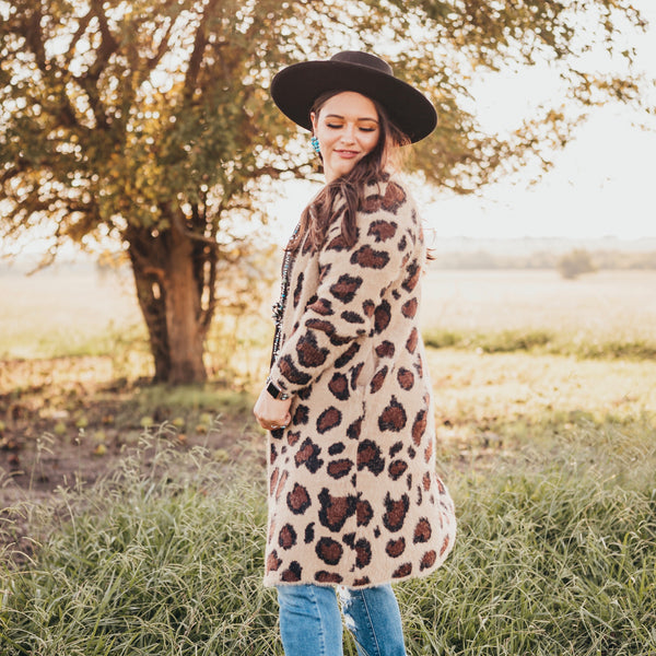 The Cynthia Leopard Cardigan