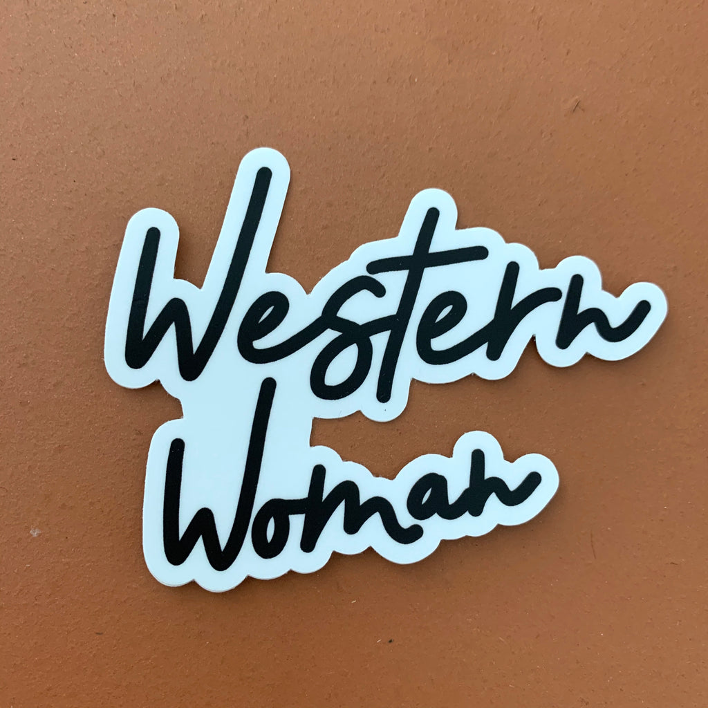 The Western Woman Sticker