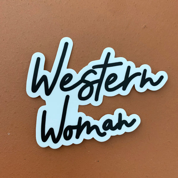The Western Woman Sticker